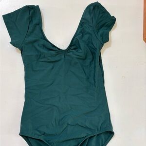 Wear Moi Faustine green leotard, size small